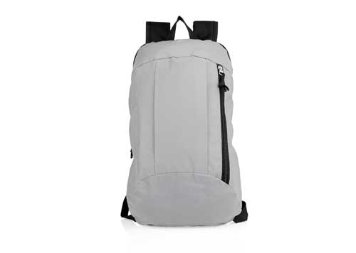 Morral publicitario color gris