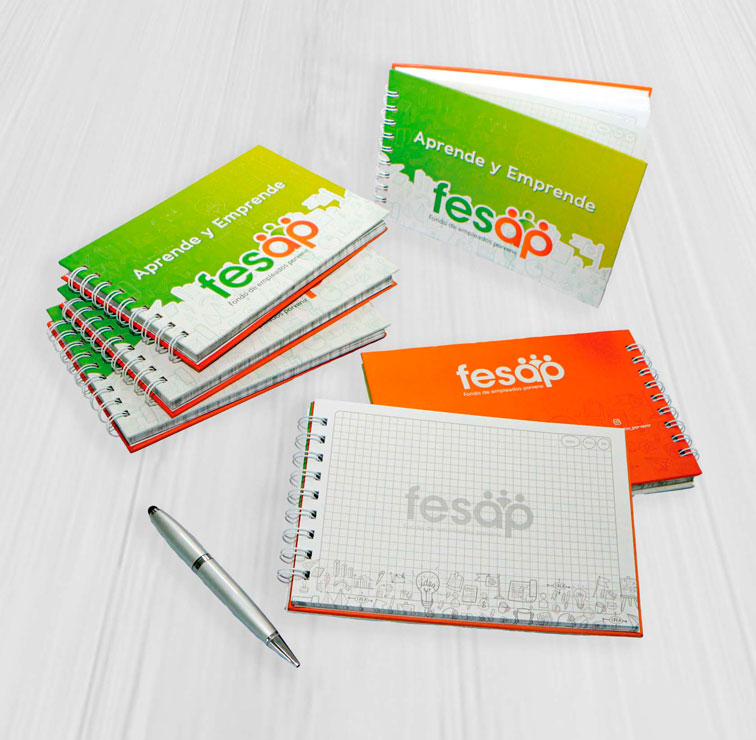 Cuadernos corporativos y agendas personalizadas, cuadernos y agendas corporativas, impresión de agendas empresariales, papelería comercial