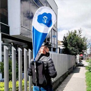 pop man gota, pop man, pop man publicidad, pop man bogota, Portapendones Popman