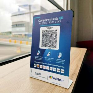 Habladores con codigo QR
