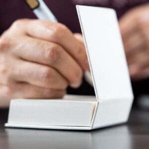 tacos de papel para escritorio