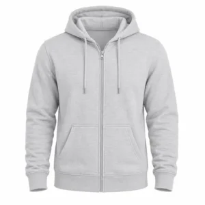 Buzo cremallera completa Gris Claro