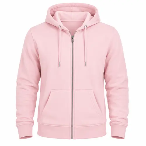 Buzo cremallera completa Rosado