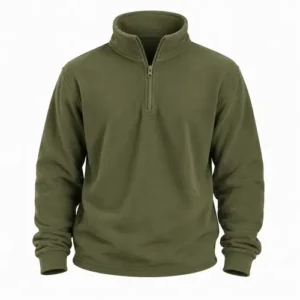 Buzo media cremallera Verde Militar