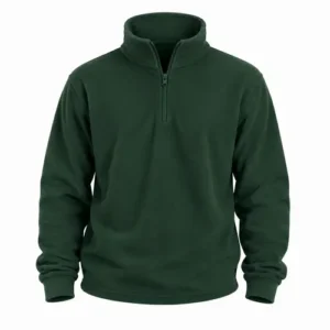Buzo media cremallera Verde Oscuro