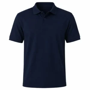 Camiseta tipo polo azul oscuro