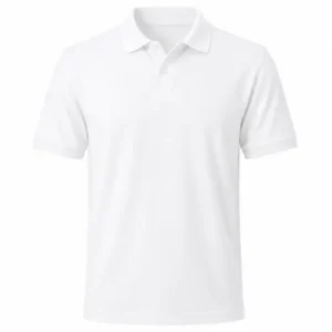 Camiseta tipo polo blanco