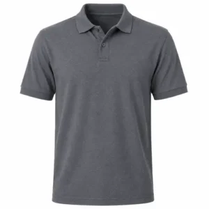Camiseta tipo polo gris oscuro