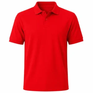 Camiseta tipo polo rojo